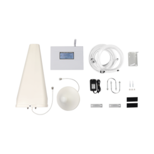 Kit Amplificador de Señal Celular 4G LTE | Funciona con Todos los Operadores | Soporta Múltiples Dispositivos y Tecnologías | Hasta 500 metros cuadrados de Cobertura
