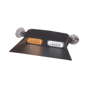 Luz interior de parabrisas con ventosa con visera color ámbar y claro