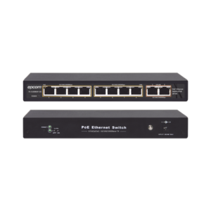 Switch PoE / 100 Metros PoE / 8 puertos 802.3af/at ( 132.5 W ) 10/100/1000Mbps + 2 puertos Uplink