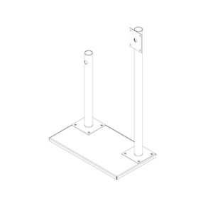 Base de Demostración para Antena FORCE y Cámara HIKVISION.