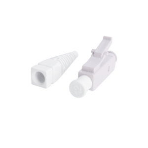 Conector de Fibra Óptica LC Simplex, Para Instalación en Campo, Multimodo, Fibra recubierta, Color Beige