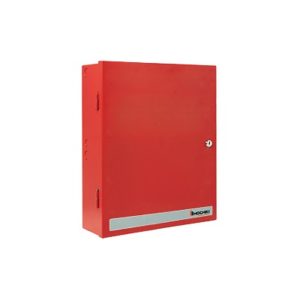 Fuente de poder, Seleccionable 12 ó 24 Vcd 3A, Gabinete color rojo.