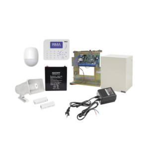 Kit de Alarma con Sensores cableados, Conexión IP con App PIMALINK3.0 Gratis!
