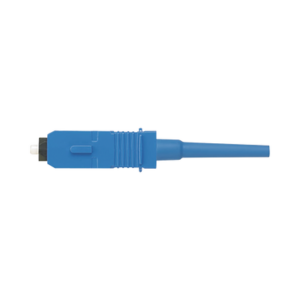 Conector de Fibra Óptica SC Simplex OptiCam, Monomodo 9/125 OS2, Pre-pulido, Color Azul