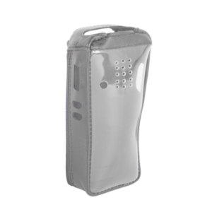 Funda Reforzada de piel con frente transparente para radios TK2312 / TK3312K.