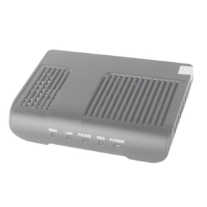 Adaptador de Teléfono Analógico (ATA)  con 1 puerto FXS y 1 puerto FXO de Supervivencia (Cuando No Hay Red VoIP)