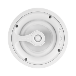Ghost Series Altavoz de techo de 2 vías, woofer de polipropileno blanco de 6.5 in, tweeter de 1in, 5 - 100 watts, 8 Ohms