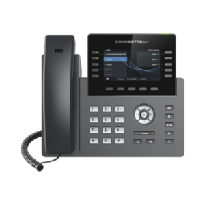 Teléfono IP Wi-Fi, Grado Operador, 10 líneas SIP con 5 cuentas, pantalla a color 2.8", puertos Gigabit, Bluetooth, PoE, codec Opus, IPV4/IPV6 con gestión en la nube GDMS