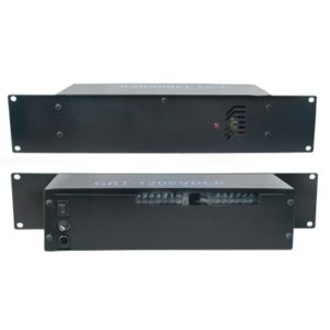 Fuente de poder para CCTV de 16 salidas montaje en rack 19" 12 Vcd. 10.4 Amp