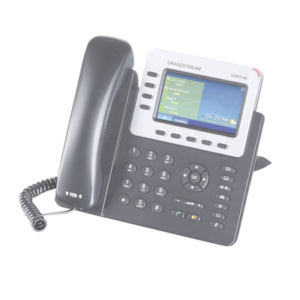 Teléfono IP Empresarial para 4 líneas. Puede agregar hasta 160 BLF (teclas de marcación rápida) con cuatro GXP2200EXT