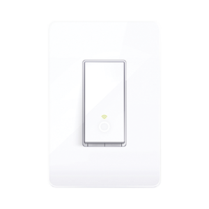 Interruptor Inteligente Wi-Fi, 100 - 120V~, 50/60Hz, 15.0A, compatible con Amazon Alexa y Google Assistant, color blanco.