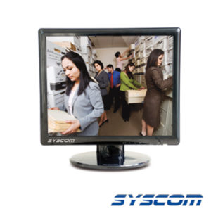 Monitor 17" LCD, profesional para CCTV.