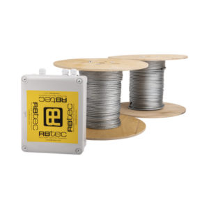 Kit de Cable Sensor Perimetral para Cerca Ciclonicas IRONCLAD / 610 METROS DE PROTECCION / 2 ZONAS; 305 METROS POR ZONA / Sin Falsas Alarmas por Viento / TODO Incluido