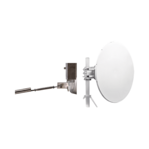 Antena direccional de Alto Rendimiento, 4 ft, Frecuencia de (4.9 a 6.1 GHz), Alto Aislamiento al Ruido, Ganancia de 35 dBi, Soporte de acero inoxidable, polaridad en 90 ° y 45 °, incluye montaje.