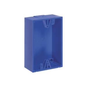 Caja de Montaje Color Azul para Botones de Emergencia STI