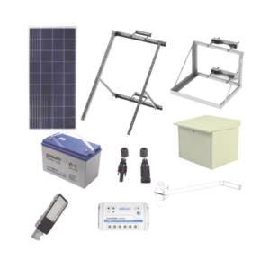 Kit de energía solar para alumbrado de 30 W