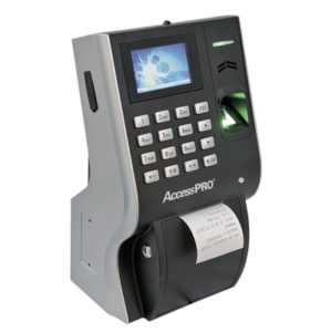 Reloj checador con impresora integrada ideal para comedores / TCP/IP / Reportes de asistencia con software / Imprime ticket por cada empleado / Soporta 3,000 huellas