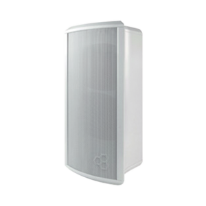 Altavoz Tipo Columna para Exterior, Configurable a 20, 10, 5 o 2.5 Watts, Color Blanco, Fabricado en Aluminio