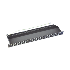 Panel de parcheo de impacto (110) blindado de 48 puertos Cat6A
