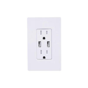 TOMACORRIENTE CON USB DUPLEX 15A
