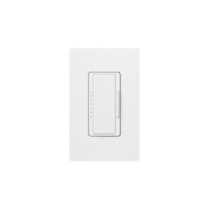 Atenuador (dimmer) Maestro 600W baja tensión, multilocación, sinlge pole,  color blanco.