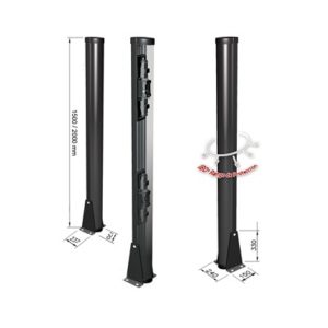 Carcasa Ultra Resistente / 200cm de Altura / Ideal para Sensores Fotoeléctricos / Instalación en suelo