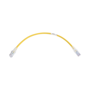 Patch Cord MC6 Modular Cat6 UTP, CM/LS0H, 1ft, Color Amarillo