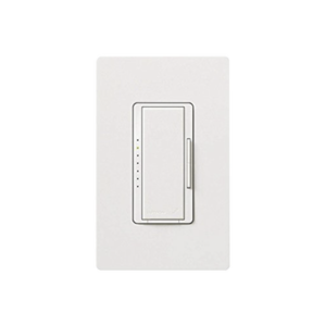 Dimmer para iluminación CFL/LED o Incandescente/Halogeno 600 Watt Max, blanco