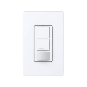 Switch on/off / Linea Maestro doble circuito, sensor de ocupación, un solo polo, no requiere neutro, 120-227v