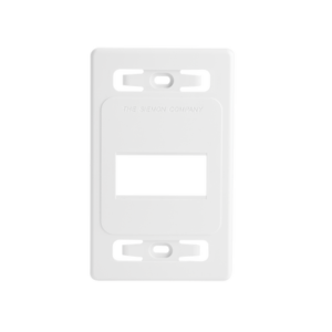Placa de pared modular MAX, de 3 salidas, color blanco, version bulk (Sin Empaque Individual)