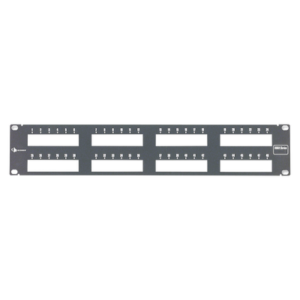 Patch Panel MAX Modular, de 48 Puertos, Plano, 2UR