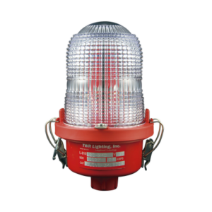 Lámpara de Obstrucción Roja, Tipo L-810, LED de baja intensidad, (120 - 240 Vca).