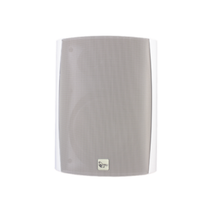 Altavoz de 2 vías para exteriores de 70V / 100V, woofer de 6.5 in, tweeter de cúpula suave de seda de 1in, blanco.