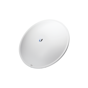 PowerBeam airMAX AC hasta 450 Mbps, frecuencia 5 GHz (5150 - 5875 MHz) con antena tipo plato de 27 dBi, radomo incluido