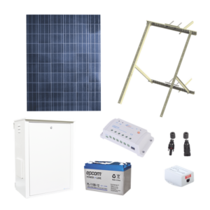 Kit Solar de 14 W con PoE Pasivo 24 Vcd para un radio de Ubiquiti airMAX o Cambium ePMP