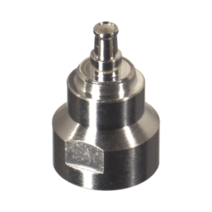 Adaptador UNIDAPT Hembra a MCX Macho. Plata / Oro / Teflón.