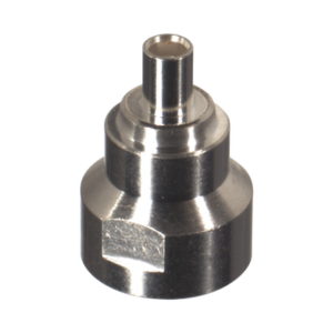 Adaptador UNIDAPT Hembra a MCX Hembra. Plata / Oro / Teflón.