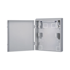 Gabinete PanZone Premium, de Montaje en Pared, Con 3 UR para Equipo Activo y 3 UR para Paneles de Parcheo, Fabricado en Acero, Color Gris