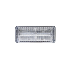 Luces perimetrales de emergencia QuadraFlare® lente color claro, LED color rojo