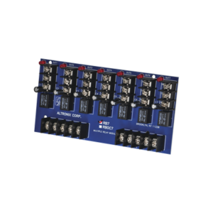 Módulo de 7 Relevadores y/o 7 triggers independientes, ultra sensible,  con voltaje de entrada de 12 o 24 Vcd
