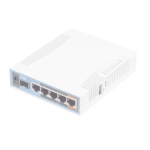 (hAP ac) 5 Puertos Gigabit Ethernet, 1 Puerto SFP, 1 USB, WiFi Doble Banda 3x3 802.11ac, hasta 1W de potencia