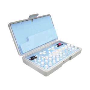 Kit Universal de Adaptadores UNIDAPT de 43 piezas en estuche, esponja y ziper.