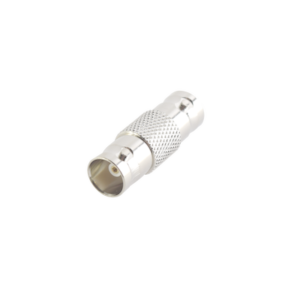 Adaptador Tipo Barril para 75 Ohm de Conectores BNC Hembra a BNC Hembra, Niquel / Oro / Teflón.