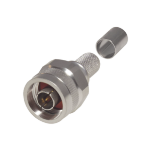 Conector N Macho de PIN Cautivo, Anillo plegable, para cables 9913, LMR-400, CNT-400, RG8/U-SYS, RFLASH-1113, 8214, 7810A.