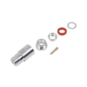 Conector N hembra para cable BELDEN 9913, 7810A, 8214; ANDREW CNT-400; SYSCOM RG8/U-SYS, RFLASH-1113