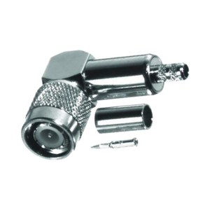 Conector TNC Macho en Ángulo Recto para Cable RG-58/U, Niquel /Oro /Teflón.?