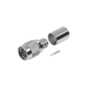 Conector TNC macho de anillo plegable para cable RG-11/U.