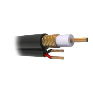 Cable Coaxial RG59 Siamés, HECHO EN MÉXICO, Optimizado para HD. Aplicación para interior, Retazo de 9 Metros
