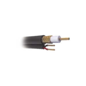 Cable Coaxial RG59 Siamés, HECHO EN MÉXICO, Optimizado para HD. Aplicación para interior, Retazo de 1 Metro