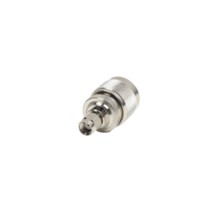 Adaptador en Línea, de Conector SMA Macho Inverso a N Macho, Níquel/ Oro/ Teflón.